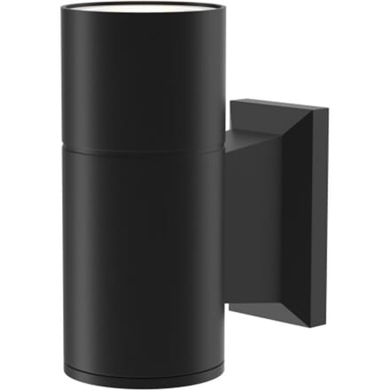 Maytoni Outdoor - Wandlamp Bowery - Zwart - Ø6,4