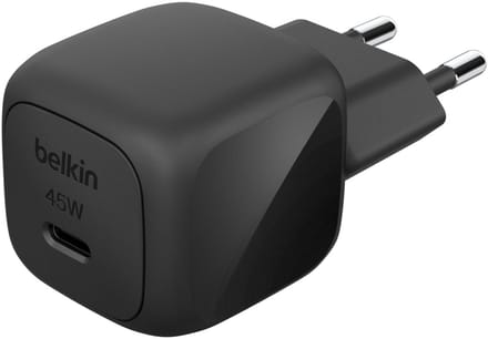 Belkin BoostCharge power adapter - compact - 24 pin USB-C - 45 Watt
