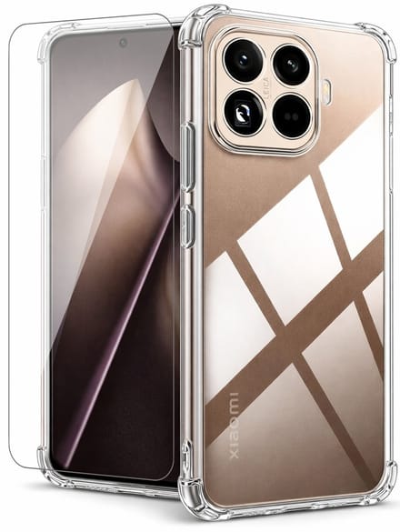 Hoesje geschikt voor Xiaomi 15T Pro - Screenprotector Glas - Shockproof Transparant