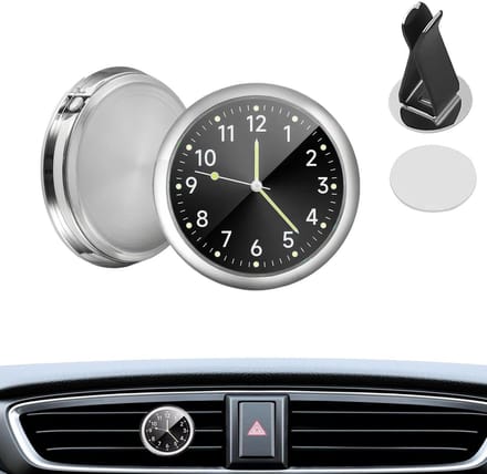 Dailygoody - Verlichte Dashboard Klok voor Auto - Zelfklevend & Stijlvol -