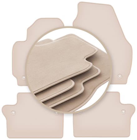 PREMIUM beige matten voor: Volvo S80 II sedan 2010-2017