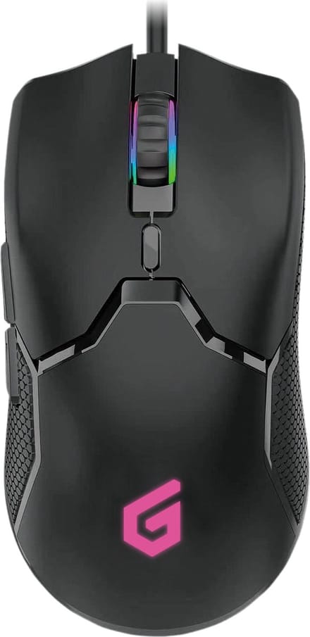 Conceptronic DJEBBEL05B 6D - Muis - USB 2.0 - Zwart - Muis - Optisch - 6 knoppen - Zwart