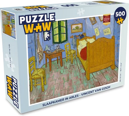 Puzzel Slaapkamer in Arles - Vincent van Gogh - Legpuzzel - Puzzel 500 stukjes