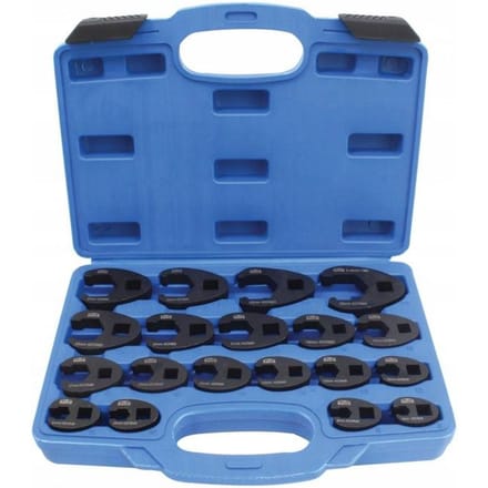 Ring- en steeksleutelset 8-32mm, 19-delig