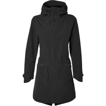 Basil - Maat M Mosse Dames Parka - Jet Black