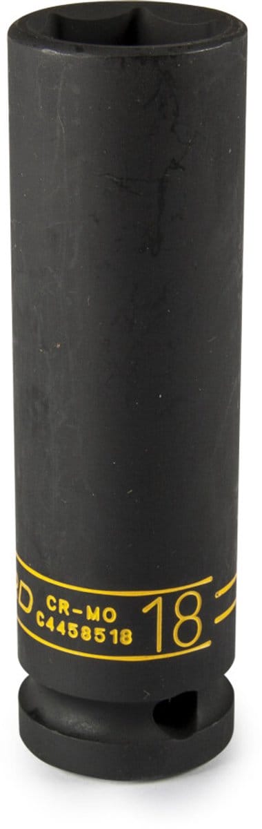 1/2'' Zeskants vlakke slagmoerdop-lang