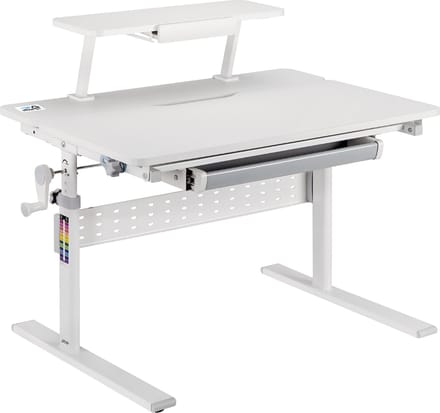 Ergo Office - Kinderbureau - Hoogte verstelbaar - max 40kg 900x600mm - Grijs