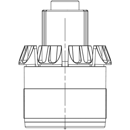 AEG knop, energieschakelaar, inox, 9-0 140229154012