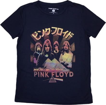 Pink Floyd - Japan Poster Dames T-shirt - M - Donkerblauw