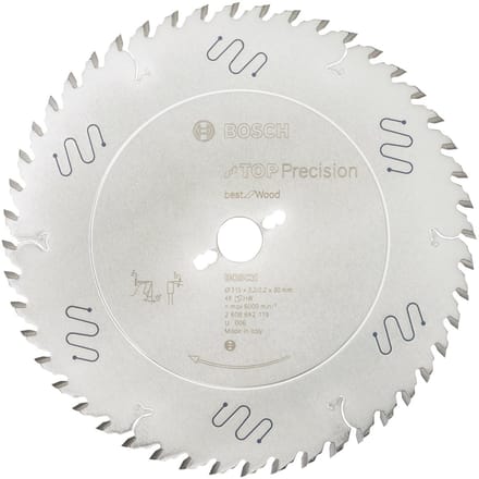 Bosch - Cirkelzaagblad Top Precision Best for Wood 315 x 30 x 3,2 mm, 48