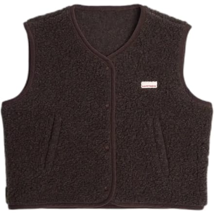 Mouwloze Merinowollen Vest Happymess