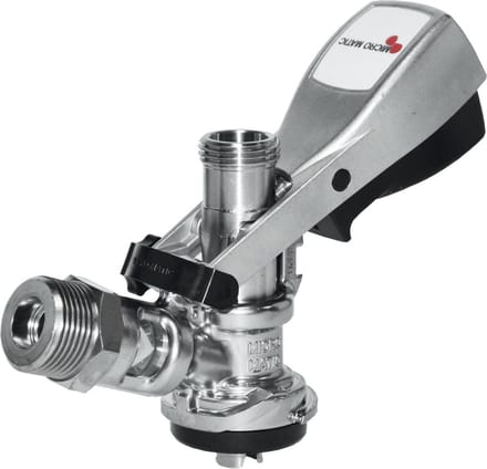 Type S Fustkoppeling Micro-Matic - Bierfust koppeling - Bajonetkoppeling fust - Koppeling biervat - Bierfustaansluiting - Koppeling voor bierfust
