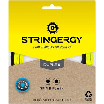 Stringergy Duplex Set Snaren 2x 6m-Zwart,Geel