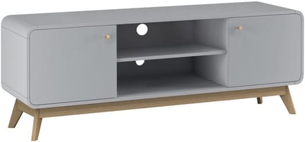 Cassie|Lowboard met 2 Deuren in Partical Grey