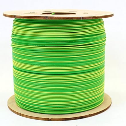 1,5 mm Enkele Kern PVC Kabel Geel/Groen - 25 meter