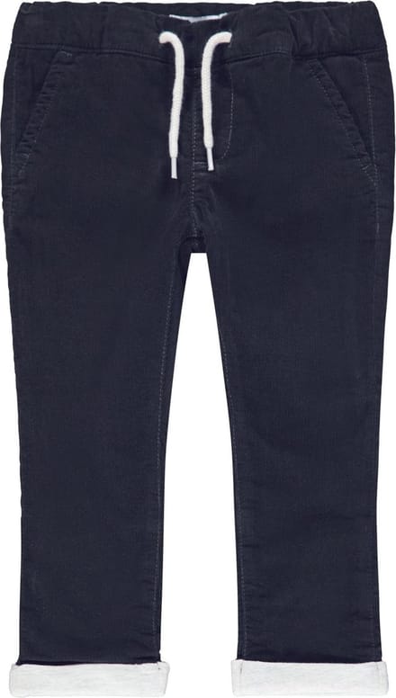 Name it Kinderkleding Jongens Warme Winterbroek Babu Cordtons Dark Saphire Noos - 80