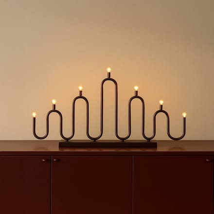 Globen Lighting kandelaar Noel 7, brons, breedte 76 cm