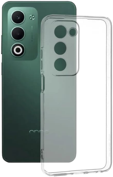 Hoesje geschikt voor Oppo A5/A5m - Techsuit Clear Silicone Back Cover - Transparant