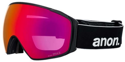 Anon M4s Toric+mfi Face Mask Skibril Zwart Perceive Sunny Red/CAT3