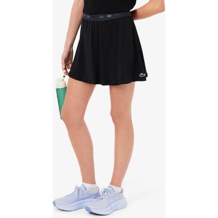 Uitlopende sport-rok met logodetail