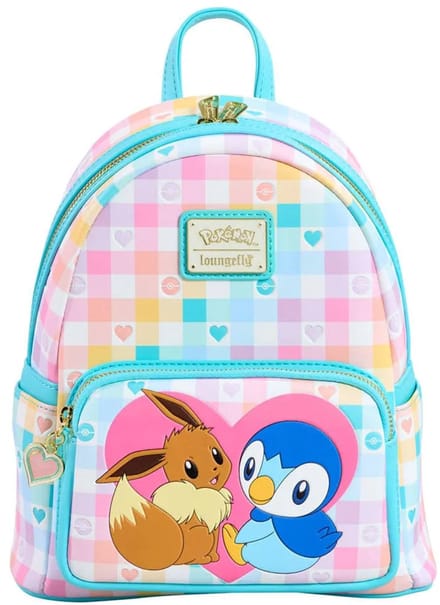 Loungefly Backpack Pokemon Piplup and Eevee