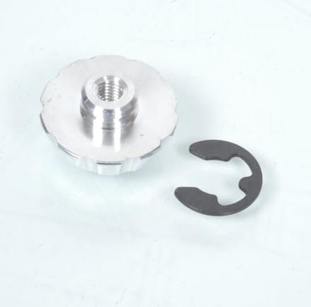 Moer aluminium gereedschapskist voor bromfiets Peugeot 50 103 M6x1.0 Nieuw