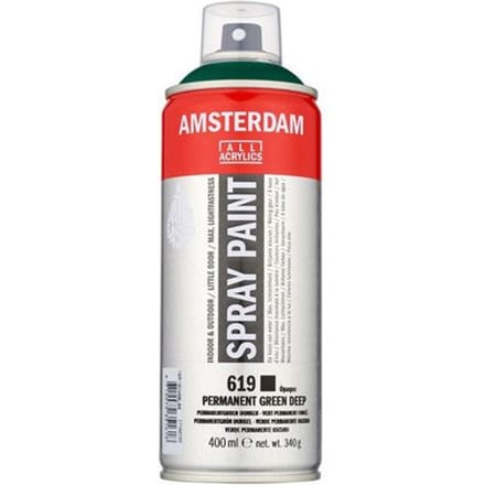 Bombe de peinture Amsterdam 400 ml vert permanent foncé groen