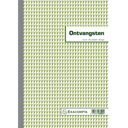 Kasboek Exacompta Manifold ontvangsten dupli 50vel NL