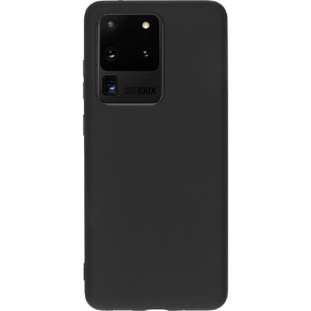 Samsung Galaxy S20 Ultra Siliconen Back Cover - Zwart