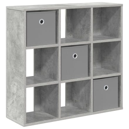 vidaXL - Dressoir - Beton - Grijs - 73,5 - x - 24 - x - 69,5 - cm