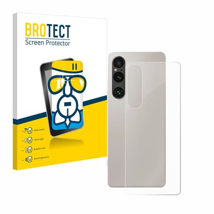 Screenprotector voor Sony Xperia 1 V (Achterkant) Beschermglas transparant