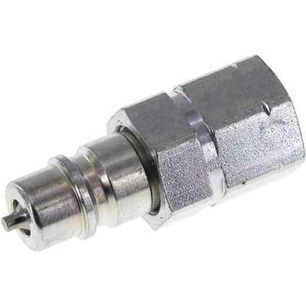 Stalen DN 6.3 Hydraulische Koppeling Insteeknippel G 1/4 inch Binnendraad ISO 7241-1 A D 12mm