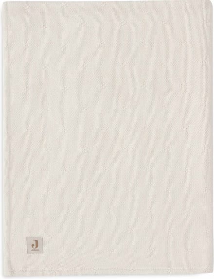 Jollein Deken Ledikant 100x150cm Cosy Knit Ivory/Velvet