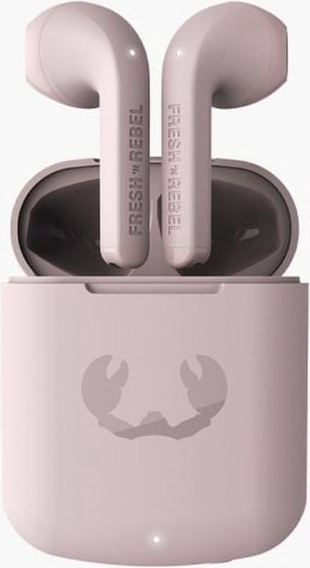 Fresh 'n Rebel Twins Core - Draadloze Bluetooth Oordopjes - Oortjes met 30 uur speelduur - Smokey Pink