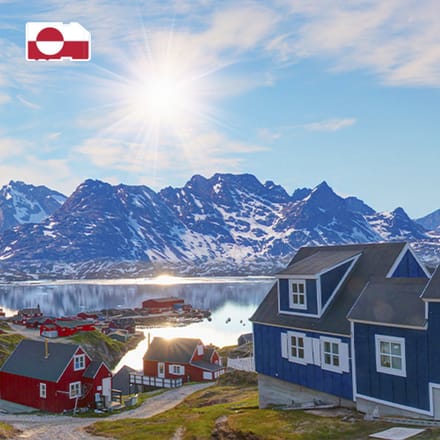 InternationalSIM Data Simkaart Groenland - 1 GB - 7 dagen