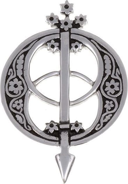 St Justin Chalice Well Broche , keltische broches dames