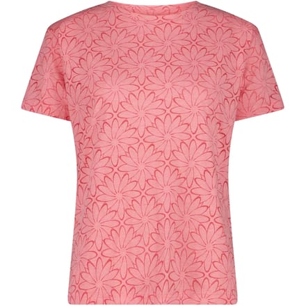 T-shirt gewassen met bloemenprint dames CMP