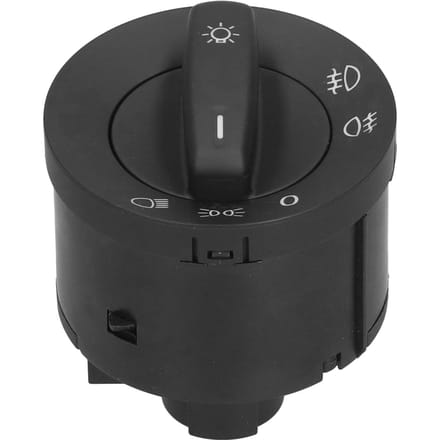 Interrupteur de Phare Commande de Phare Antibrouillard 5KD941431A Accessoire de Remplacement Adapté pour Caddy III EOS black