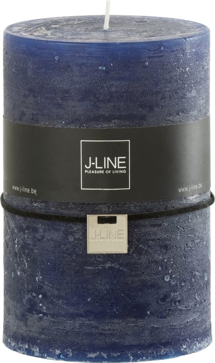 J-Line cilinderkaars - donkerblauw - XL - 95U