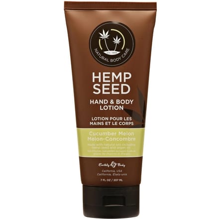 The earthly body komkommer en meloen hand- en lichaamslotion - 207 ml