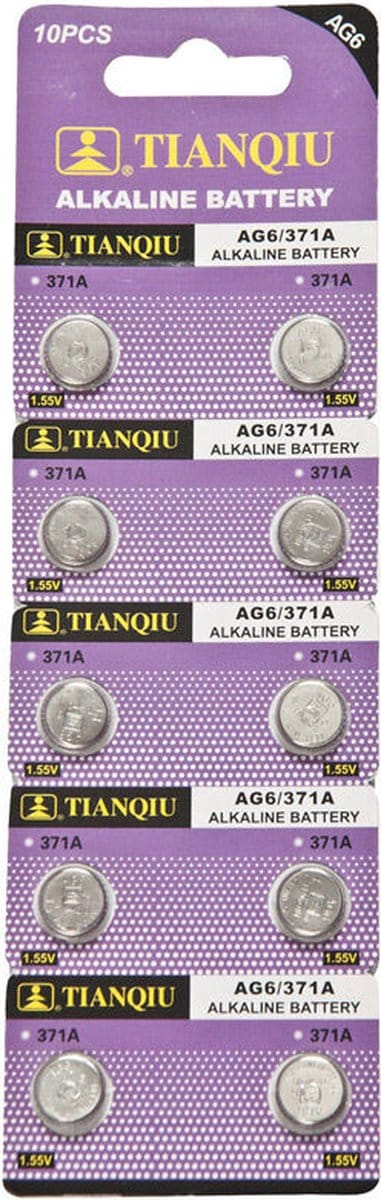 Strip 10 Stuks AG6 Batterijen