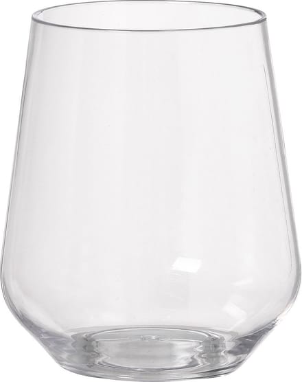 Duni Drinkglas Elegance - chique - onbreekbaar kunststof - 300 ml - vaatwasser bestendig - plastic waterglazen