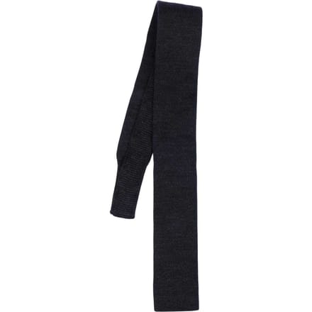 Boss Gebreide Wol Skinny Stropdas (Grijs)