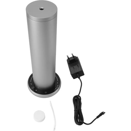 Aroma Diffuser 120ml Bluetooth Eenvoudig te Bedienen Antislip Aluminium 4.5W Cilindervormig Geur Lucht gray