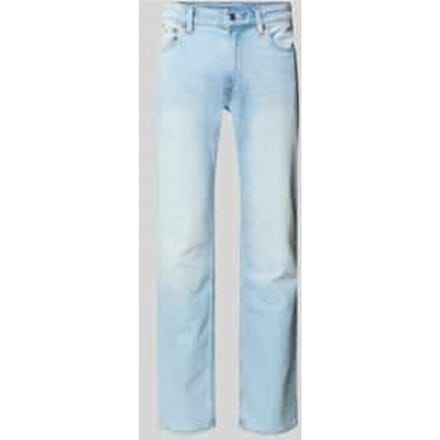 slim fit jeans van katoenmix