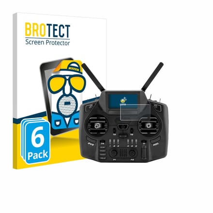 BROTECT - Screenprotector voor Radiomaster GX12 - Folie Beschermfolie matte 6 Stuks