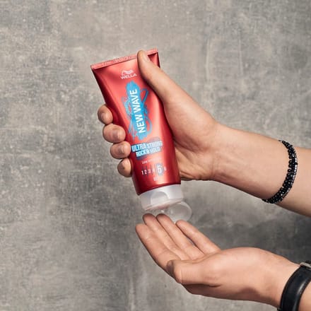 3x Wella New Wave Rock & Hold Ultra Strong Gel - 200 ml