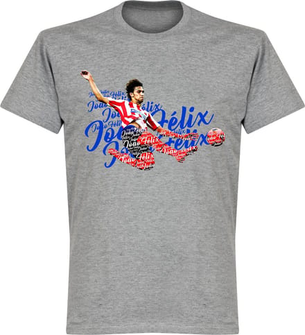 Joao Felix Script T-Shirt - Grijs - L