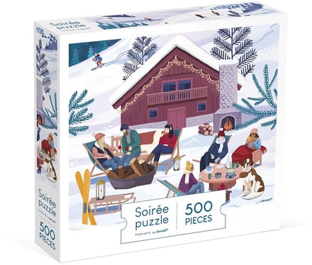 Janod - Kidult puzzel - Winter in de bergen - 500 Stukjes