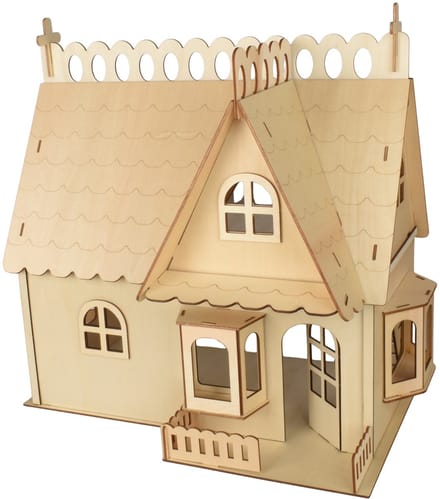 Bouwpakket Poppenhuis met Dakkapel 1:12